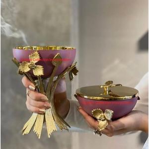 Quemador de incienso moderno y elegante con diseño de flor dorada, soporte de incienso único perfecto para decoración del hogar y aromaterapia - Product Image 6