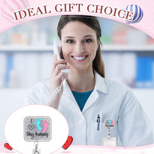 <span class=keywords><strong>Cordon</strong></span> rétractable chaud LPN RN CNA RT, Badge pour étudiant en soins infirmiers, bobine avec pince crocodile pour médecin <span class=keywords><strong>infirmière</strong></span>, accessoires support de vie - Product Image 5