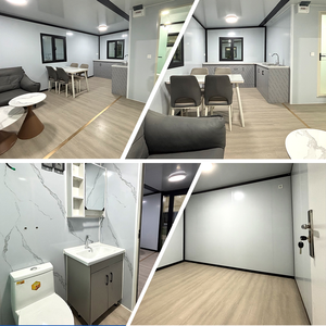 Casa Container Espandibile a Doppia Ala da 20/40 Piedi, Prefabbricata Modulare con 2-3 Camere da Letto per Progetti Abitativi Familiari - Product Image 2