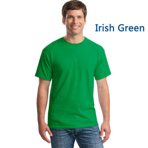 T-shirt rouge de sport uni 100% coton pour hommes OEM matériau écologique personnalisé - Product Image 5