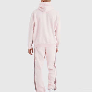 ชุดวอร์มลำลองสำหรับทั้งชายและหญิงผ้าคอตตอน100% น้ำหนักเบามีฮู้ดเสื้อแจ็คเก็ตและกางเกงขายาวซิปโลโก้ที่กำหนดเอง - Product Image 6