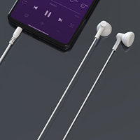 Premium Kalite Beyaz EP-260 Kulak Üstü Kulaklık, Mikrofon Girişli 3.5mm Arayüz, Plastik Malzeme, Müzik Dinleme İçin