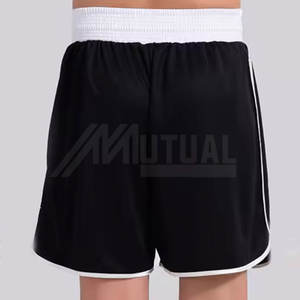 Wholesale Premium Boxing <b>Shorts</b> for <b>Men</b> Quick Dry Eco-Friendly Mid <b>Waist</b> Breathable Solid Pakistan Made OEM Service Available - Product Image 2