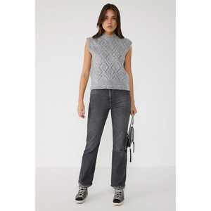 Suéter Casual de Invierno para Mujer, 100% Algodón, Tejido de Chenilla, Transpirable, de Alta Calidad, con Apliques, Decoración de Botones y Estampado Frontal - Product Image 2