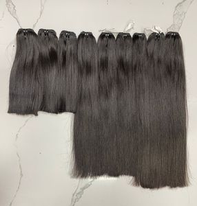 Top qualité 100% extensions de cheveux humains non transformés cuticule aligné naturel droit cheveux vierges tissage pour les femmes noires - Product Image 3
