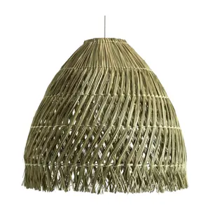 Seagrass Lampshade Hot Selling Variety Of Shapes Using For Light Decoration Customized Packing From Asian Manufacturer