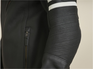 Bm Charlottenburg Black Motorrad Classic Roadster Heritage/Urban Premium Cuero de vaca Moto Street Riding/Racing Jacket - Product Image 3