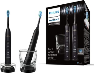 Philips-Brosse à Dents Électrique Sonicare DiamondClean 9000 avec Application (Modèle HX9914/54), Noir/Noir - Product Image 6