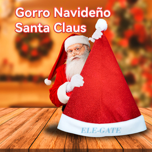 Gorro Navideño Rojo de Alta Calidad de 40 cm con Diseño de Santa Claus para Decoración - Product Image 5