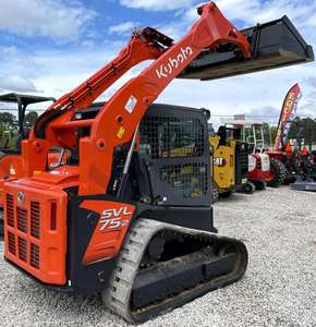 Used Kubota SSV75 Skid Steer Loader 2022 Model 74HP High-Performance Compact Loader with Enclosed Cab and Kubota Engine - Product Image 4
