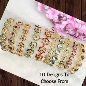 ขายส่งคุนทันแฮร์แบนด์ Sheeshphool สําหรับงานแต่งงานโปรดปรานเพื่อนเจ้าสาวของขวัญพิธีคืนของขวัญสําหรับเธอ - Product Image 4