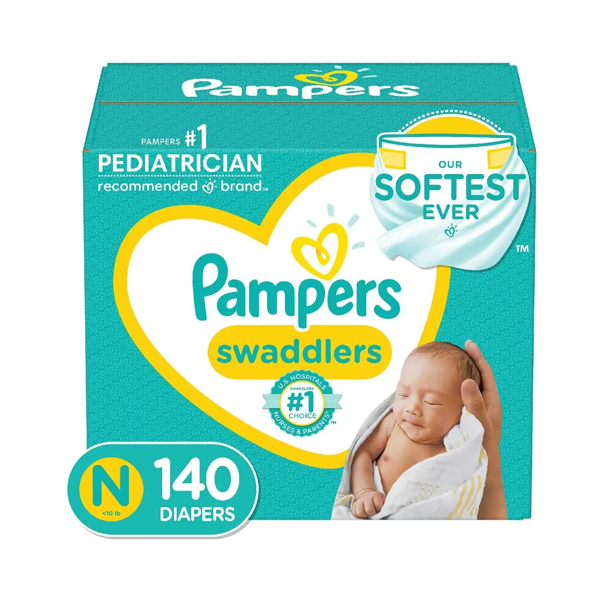 ผ้าอ้อม Pampers สำหรับเด็กทุกขนาด,ผ้าอ้อม Pampers นุ่มและดูดซับได้ดีพร้อม F