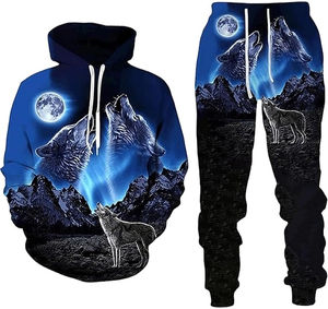 Survêtement personnalisé de haute qualité à sublimation Combinaison de survêtement homme lourd Dernière conception Survêtement coupe-vent Service OEM - Product Image 1