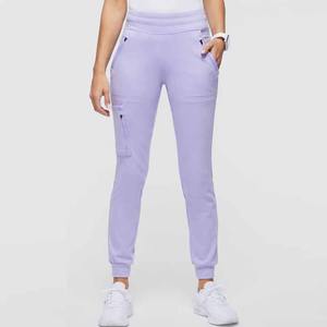 Bata de Laboratorio y Uniforme Médico para Mujer, Conjunto de Tela de Punto de Poliéster/Algodón con Bordado Personalizado 2025 - Product Image 3