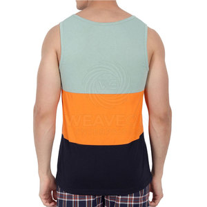 เสื้อกล้ามผู้ชายสีพื้นแบบขายส่ง ผลิตตามสั่ง ระบายอากาศได้ดี ผ้าถัก สวมใส่สบาย เหมาะสำหรับเล่นกีฬา ผลิตจากผ้าฝ้าย 100% ราคาสมเหตุสมผล - Product Image 4