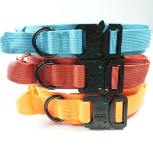 <span class=keywords><strong>Collar</strong></span> y correa de perro de camuflaje de nailon ajustable de gran venta, patrón sólido para entrenamiento táctico de campo al aire libre - Product Image 3