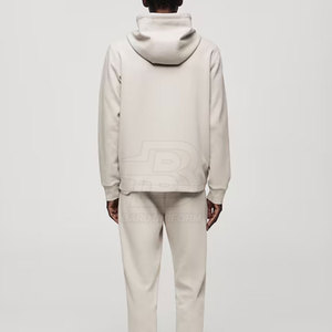 2025 nouveau à la mode personnalisé imprimé Logo hommes à capuche à manches longues dernier Style de rue vêtements d'hiver teint uni à vendre - Product Image 3