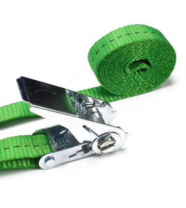 Correa de Amarre de Poliéster de 1 Pulgada con Ganchos en S Negros, Correa de Sujeción de Carga para Motocicleta, Remolque, ATV - Product Image 3