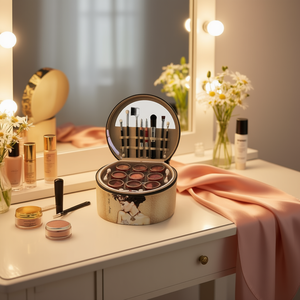 Set di pennelli per trucco di alta qualità con custodia pratica per una facile organizzazione e trasportabilità - Product Image 3