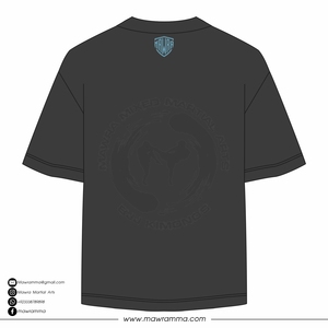 Camiseta Negra de Manga Corta para Hombre, de Alta Calidad, Talla Grande, con Estampado de Gorila Azul, Cuello Redondo, Informal, de Algodón Jersey - Product Image 6
