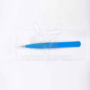 Pince à épiler à pointe en fibre pour cils, instruments de beauté, prix de gros - Product Image 5