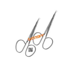 Ciseaux délicats ciseaux strabisme 11 CM Microchirurgie Acier inoxydable Fabriqué avec AISI 420 De Source réputée - Product Image 4
