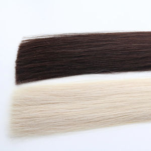 Extensions de cheveux en vrac de haute qualité au prix de gros 100 grammes 8 pouces Cheveux humains de couleur claire doublement étirés - Product Image 1