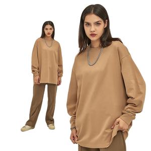 Venta al por mayor de alta calidad de moda Otoño sudadera vintage ácido lavado unisex sudadera Diseño de cuello redondo personalizar DDP Envío - Product Image 4