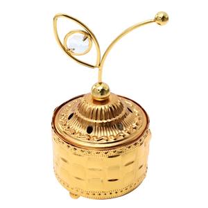 Decoración musulmana de Ramadán, quemador de incienso de hierro dorado Eid Mubarak, quemador de incienso de Metal, accesorios para el hogar, quemador de incienso de Metal - Product Image 3