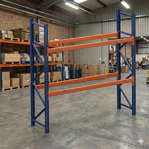 Estantería de Acero Resistente Pintada para Tarimas, Vertical, 270 cm x 100 cm |   Componentes de Estanterías de Almacenamiento Industriales con Recubrimiento en Polvo - Product Image 5