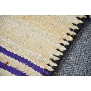 Alfombra de 2.7x10.2 pies, Alfombra Turca Vintage, Alfombra de Lana Marrón - Product Image 5