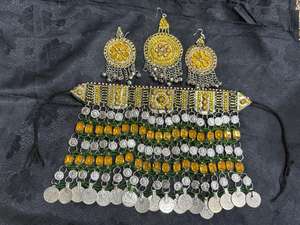 Conjunto de joyería Kuchi afgana hecha a medida 2025, estilo Vintage de la mejor calidad para mujer, joyería de boda de bajo precio - Product Image 5