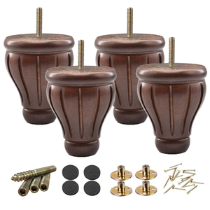 Patas Redondas de Madera Maciza para Sofá, Silla, Cama, Gabinete, Dormitorio, Sala de Estar - Product Image 5