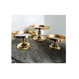 Laiton Simple Gâteau Stand De Mariage Dessert Fenêtre Présentoir Repas Froid Thé Pause Pâtisserie Stand avec vente - Product Image 1