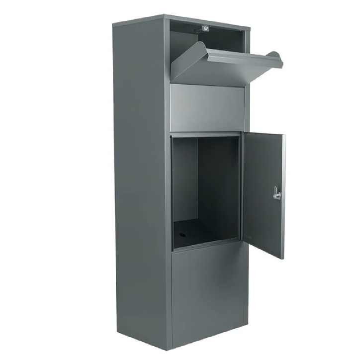 Parcel Mailbox Metal Galvanized Steel Items Post-Mounted Outdoor Standing Package Large Furniture OEM ODM Letterbox from Vietnam