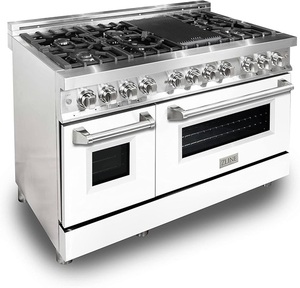 Oferta con Descuento: Lámpara de Techo de 48 Pulgadas y 6.0 Cu. Estufa Eléctrica de 7 Quemadores con 2 Hornos Eléctricos, Acero Inoxidable, Personalizable, Soporte OEM - Product Image 4