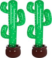 Cactus gonflable en PVC avec couleur et taille personnalisables, OEM/ODM disponible