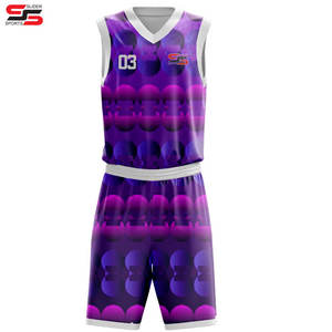 Uniformes matériels en polyester Séchage rapide Uniformes vierges de basket-ball pour jeunes Maillots réversibles pour l'impression - Product Image 6