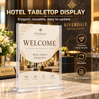 Support publicitaire en acrylique de forme personnalisée, panneau transparent en plastique découpé pour la promotion en magasin de détail