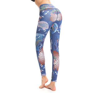 Nuevos pantalones de Yoga, mallas transpirables para mujer, ropa de entrenamiento para correr, gimnasio, Fitness, mujer, sublimación, Spandex, Tie Dye, mallas para mujer - Product Image 4