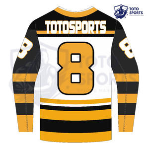 เสื้อฮอกกี้น้ำแข็งคุณภาพสูงระดับมืออาชีพ ผู้จัดจำหน่ายชั้นนำ บริการดีที่สุด สินค้ามาใหม่ รับผลิตตามแบบ พร้อมสกรีนโลโก้ - Product Image 2