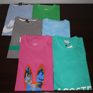 Camiseta de algodón para hombre, prenda de vestir masculina con estampado de logotipo personalizado de gran tamaño, de la mejor calidad, venta al por mayor - Product Image 2