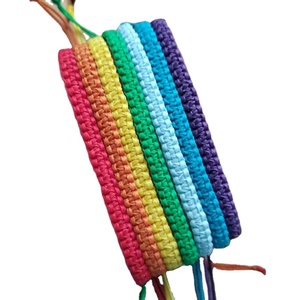 สายเชือกมิลานสำหรับทุกเพศสร้อยข้อมือแบบปรับได้สำหรับชายและหญิงกำไลข้อมือสำหรับร้อยเชือกกะลาสี - Product Image 1