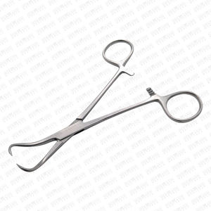 Backhaus pince à serviettes manuelle en acier inoxydable pince à pince chirurgicale outil de maintien de serrage pour usage médical réutilisable - Product Image 6