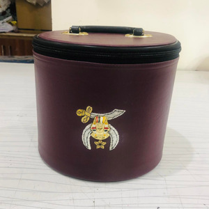 Maçonnique regalia Shriner Fez Case Maroon-Hse - Product Image 1