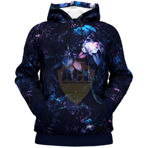 Venta al por mayor de alta calidad 100% algodón Streetwear Mens Jersey a granel Unisex Oversize con capucha Puff personalizado de impresión sudaderas con capucha - Product Image 1