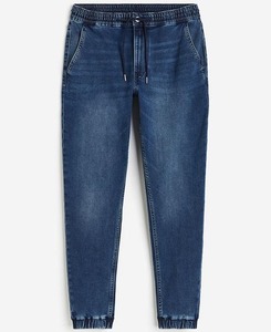 Pantalones Joggers de Hombre, Corte Regular, Híbridos, de Alta Calidad, Mezcla de Algodón y Poliéster, Holgados, Color Azul Claro, con Cordón Elástico - Product Image 6