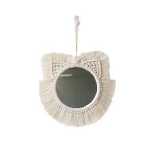Espejo de Macramé Moderno Hecho a Mano de Primera Calidad al por Mayor con Colores Personalizados para Decoración del Hogar, Sala de Estar y Dormitorio - Product Image 6
