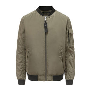 Blouson aviateur d'hiver personnalisé de haute qualité pour hommes nouveau design en toile coupe-vent et respirante Options de taille supérieure en gros - Product Image 6