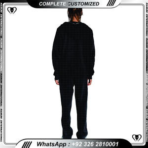 Fabricante al por mayor 100% algodón francés Terry sudaderas con capucha unisex logotipo personalizado patrón 3D cremallera completa invierno liso teñido bordado - Product Image 6